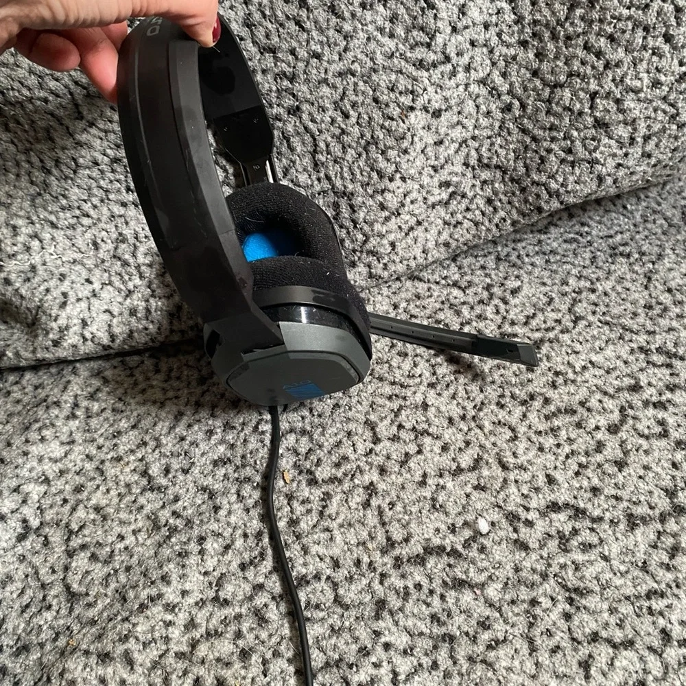 Astr A10 Gaming Headset - Gray and Blue